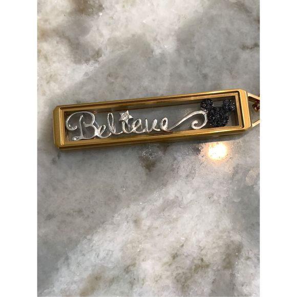 Believe Gold Vertical Locket #keepsake - Picture 5 of 8